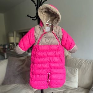 7AM enfant doudone one piece fleece lined baby winter suit